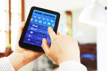 home control on the tablet pc