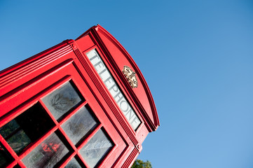 Red Telephone Box, London, UK.