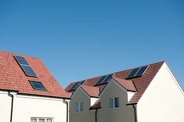 Houses Using Solar Energy.