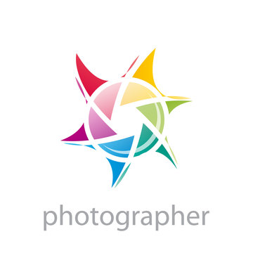 Vector logo photographer