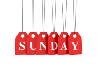 Sunday discount red etiquettes
