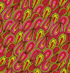 Seamless pink pattern. Acid texture