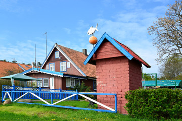 The smoking shed for fish in Nida, Lithuania