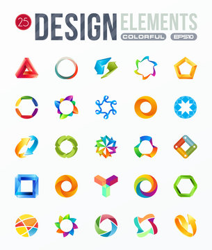 icon set. logo design elements