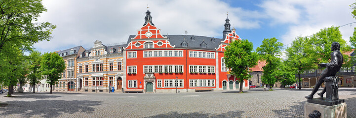 Panoramafoto Marktplatz von Arnstadt