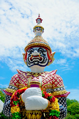giant at Wat Phrabuddhabat, Saraburi, Thailand