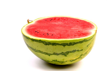 Watermelon from japan isolated on white background