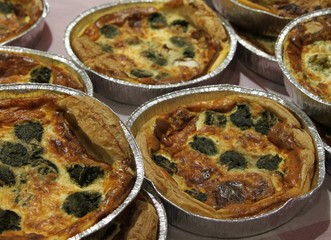 Spinach quiche