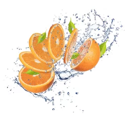 Foto op Plexiglas Verse sinaasappel © Jag_cz