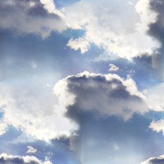 seamless cloud sky blue wallpaper texture