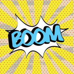 boom icon yellow