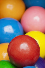Fototapeta na wymiar Multi-colored gumballs