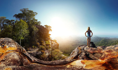 Fototapeta premium Hiker