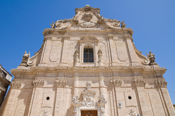 Basilica of SS. Rosario. Francavilla Fontana. Puglia. Italy.