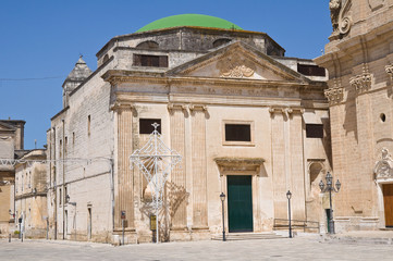Naklejka premium Church of St. Chiara. Francavilla Fontana. Puglia. Italy.