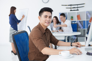 Young businessman