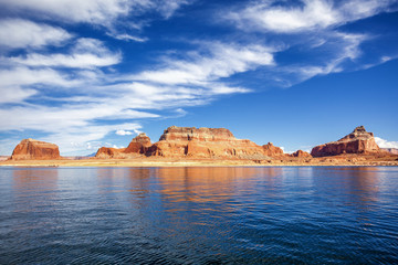 view on famous lake Powell