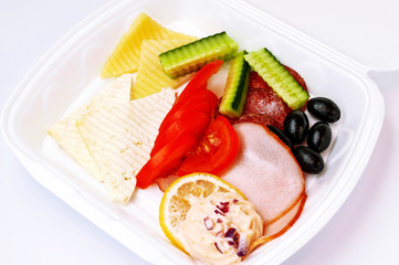 Appetizer food in a casserole