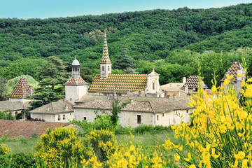 Monastery of Valbonne  in Gard Provencal, France