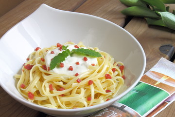 Pasta a la carbonara