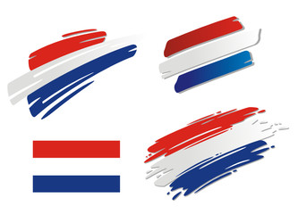 Brush Flags Netherlands