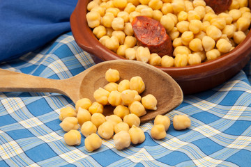 garbanzos en cazuela