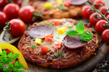 Tomaten, Pizza