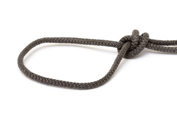 Black rope loop