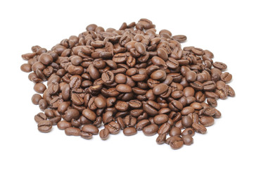 Heap of coffee beans