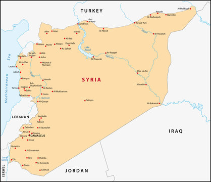 Syria map