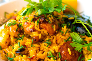 traditionnal spanish food paella
