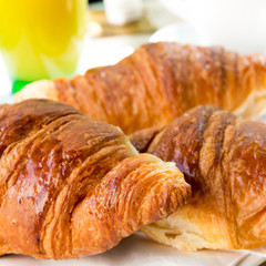fresh croissant