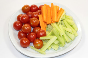 assiette de crudités