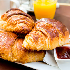 fresh croissant