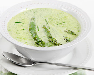 Delicious creamy soup