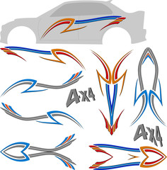 Vehicle Graphics, Stripe : Vinyl Ready 