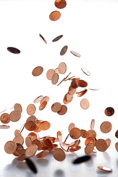 Monedas de cinco centimos