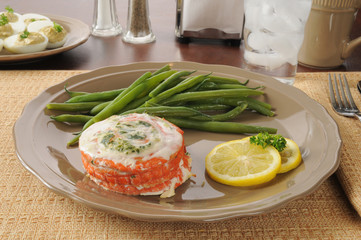 Stuffed salmon