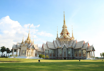 Thai style church at Nakhonratchasima province, Thailand