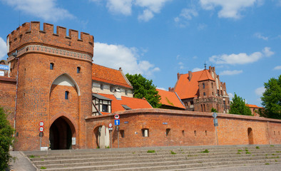 Gateway in Torun, Poland - obrazy, fototapety, plakaty