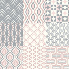 seamless retro pattern print