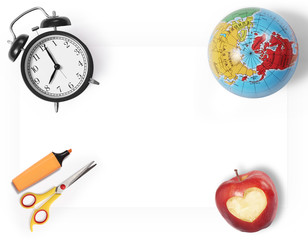 Back to school concept with