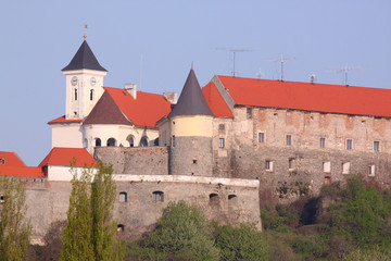 Fototapeta na wymiar medieval castle in Mukachevo, Ukraine