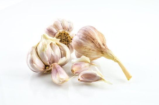 Garlic Cloves and bulb .