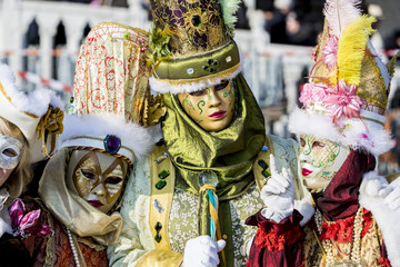 Fototapeta premium Traditional venetian carnival masks