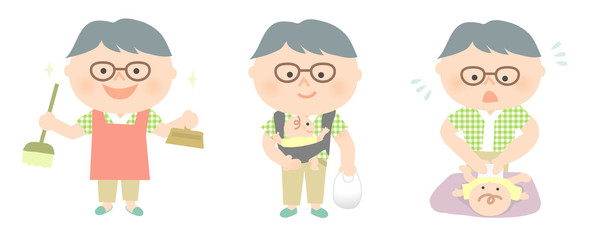 家事をする男性