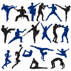 Set of Sport Silhouettes