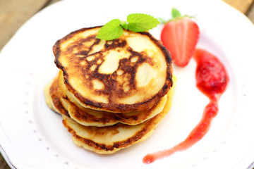 Pfannkuchen, Konfitüre