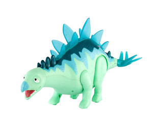 Plastic dinosaur toy.
