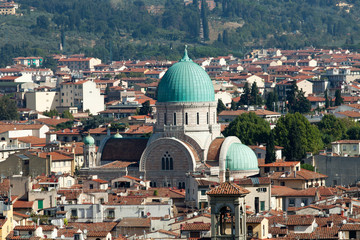 The main synagogue in Florence, Tuscany, Italy